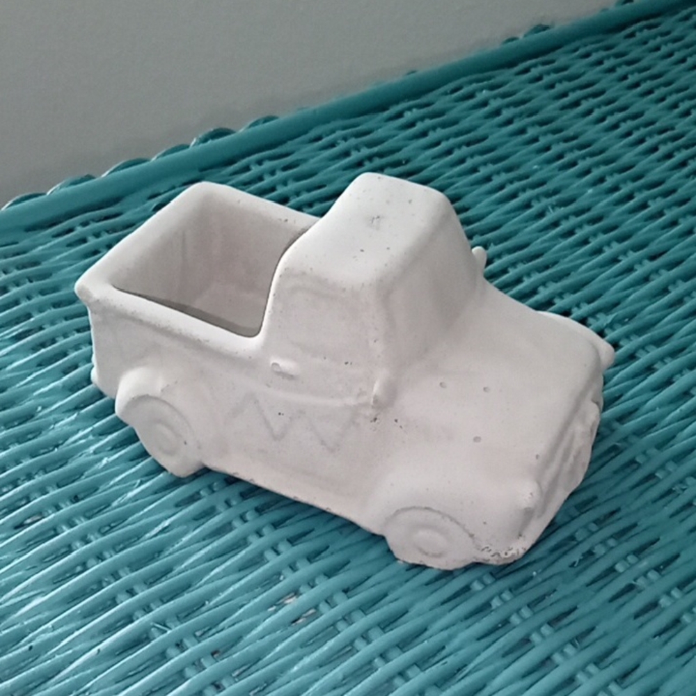 Unfinished Concrete Truck Planter